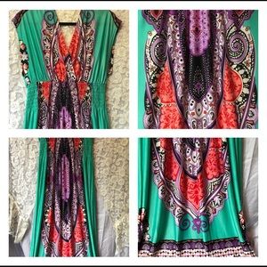 Cute Printed Maxi Dress